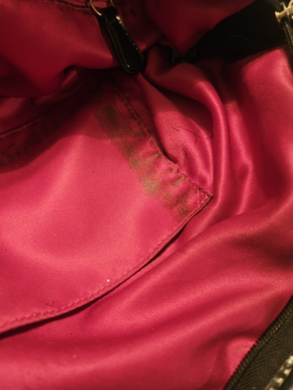 Coach Plaid Signature Tote Bag in Black/Pink - Picture 9 of 13